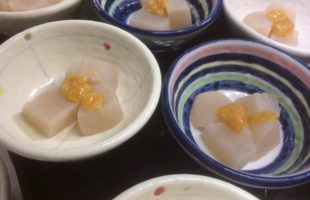 手作りコンニャク柚子味噌風